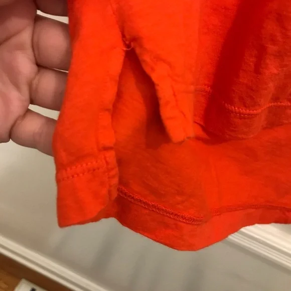 James Perse Standard Cropped T-Shirt orange small - Picture 4 of 10